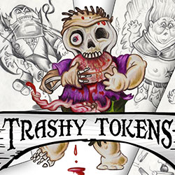 Product concept photo of the Trashy Tokens