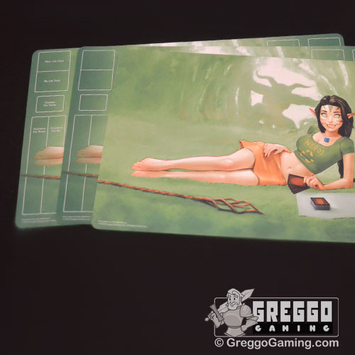 Product Photo of the Green Magic Gamer Girl Playmat
