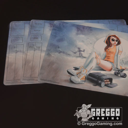 Product Photo of the White Magic Gamer Girl Playmat