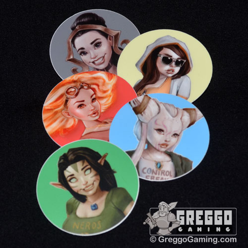 Product Photo of the Black Magic Gamer Girl Playmat