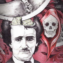 Product Photo of Edgar Allen Poe Playmat