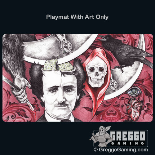 Product Photo of the Edgar Allan Poe Playmat by Lisa Pangborn