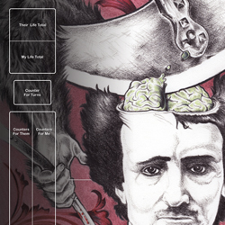 Product Photo of the Edgar Allan Poe Playmat by Lisa Pangborn